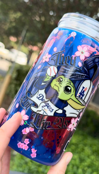 Baseball character lava cup