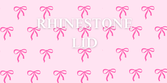 Rhinestone lid