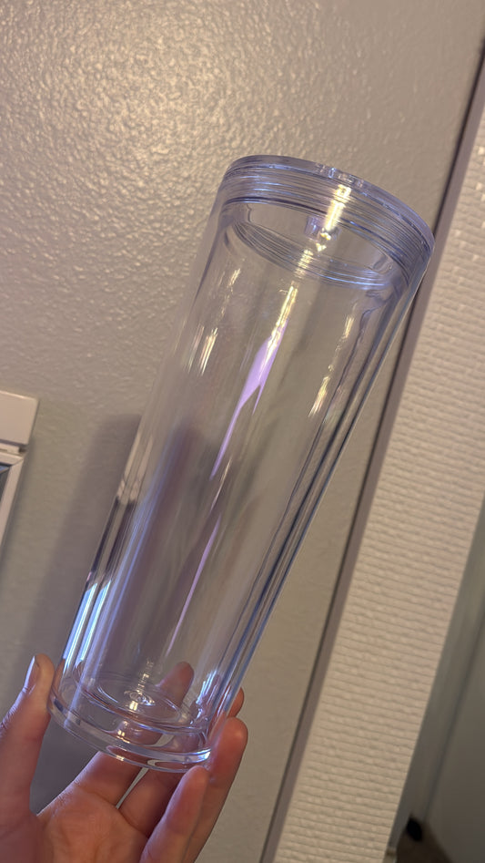 24oz Acrylic Snowglobe